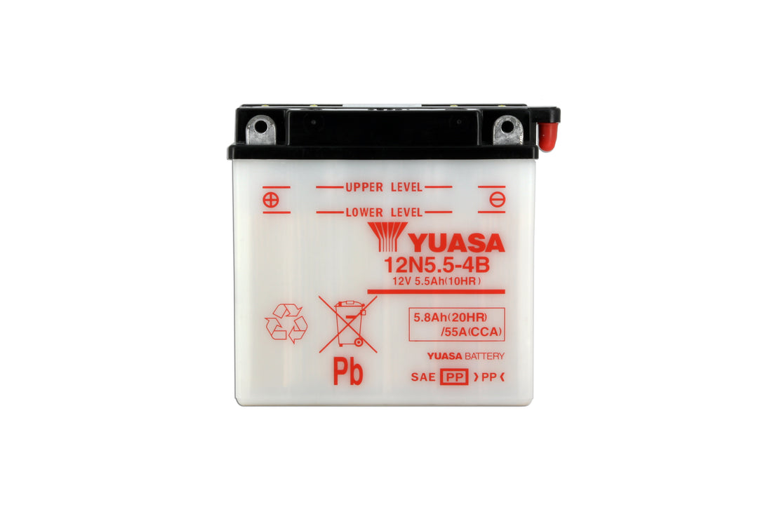 Yuasa 12n5.5-4b motorcycle battery - X5