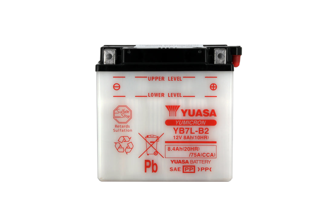 Yuasa Yb7l-b2 motorcycle battery - X10
