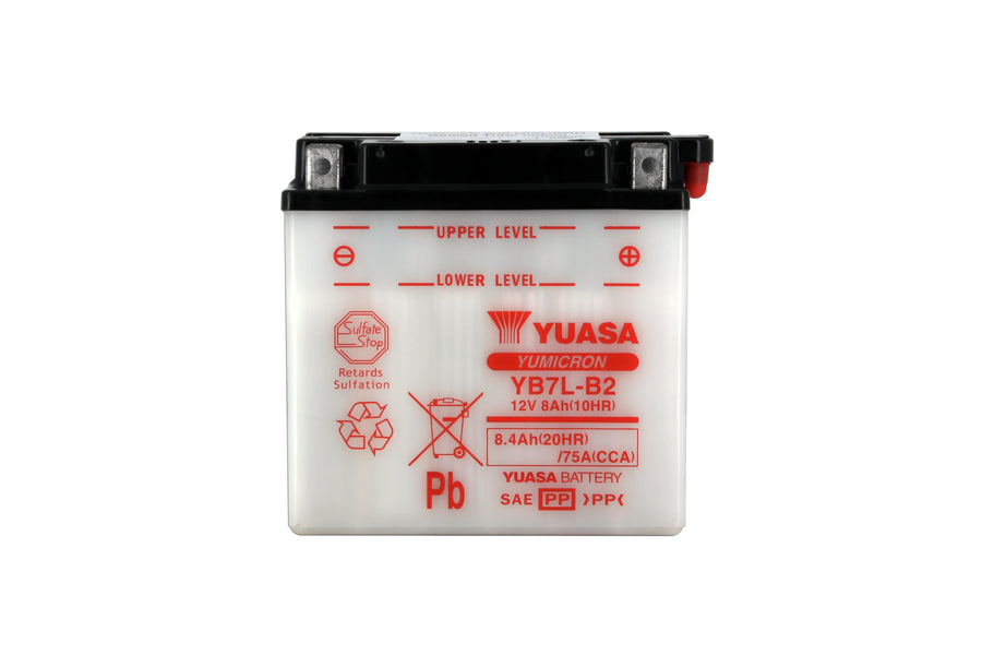 Yuasa Yb7l-b2 motorcycle battery - X10