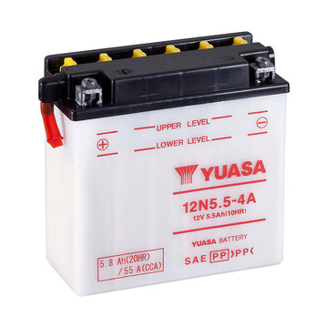 Yuasa 12n5.5-4a motorcycle battery batteries