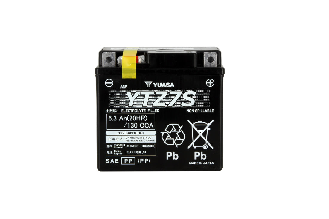 Yuasa YTZ7-S Motorcycle Battery - X10 GEL
