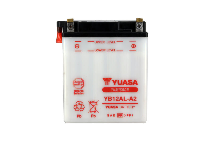 Yuasa Yb12al-a2 motorcycle battery - X5