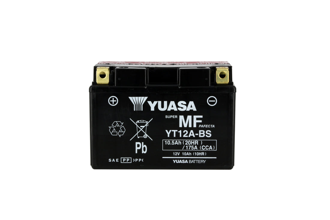 Yuasa Yt12a-bs motorcycle battery - X6
