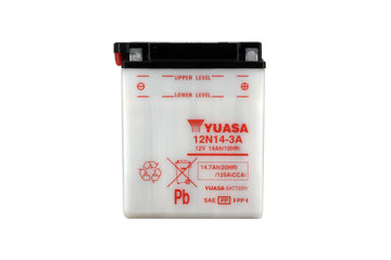 Yuasa 12n14-3a motorcycle battery - X5