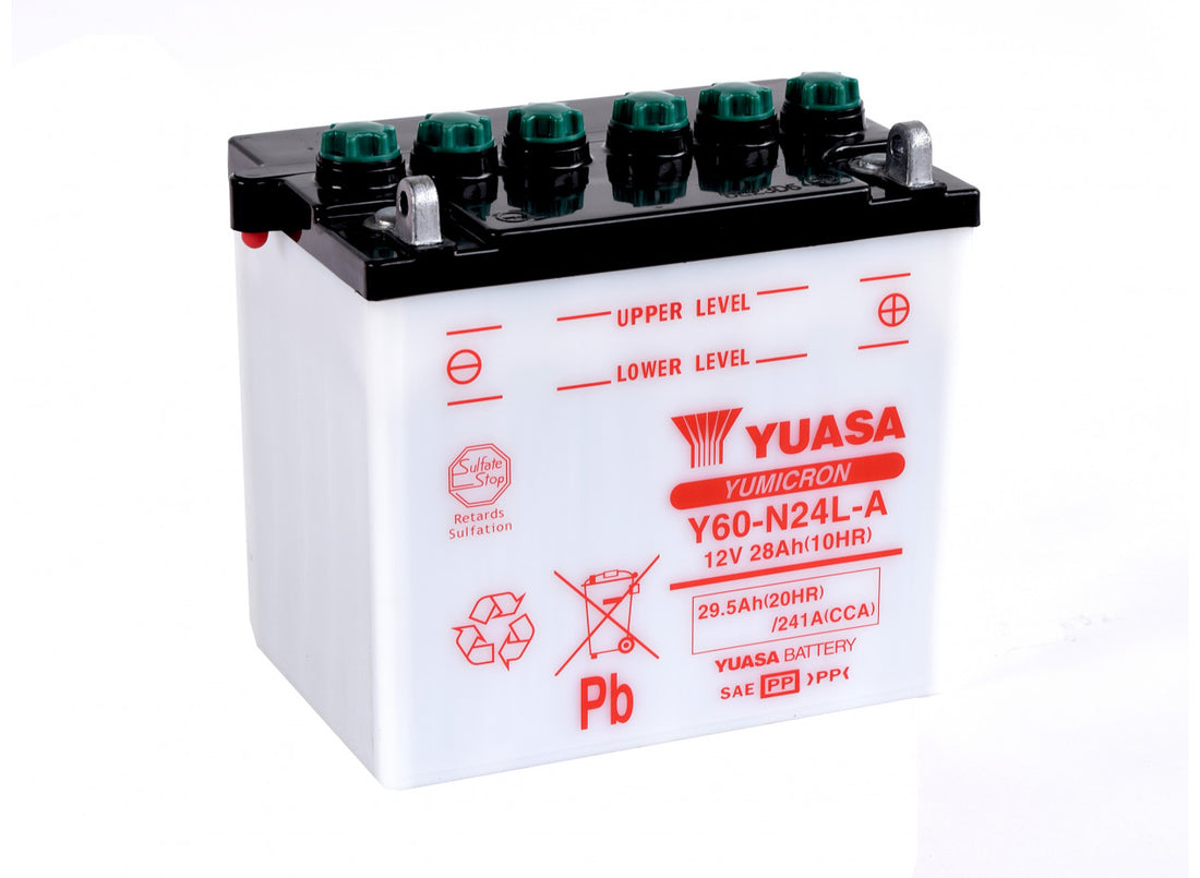 Yuasa Y60-n24al-b Motorradbatterie - X1
