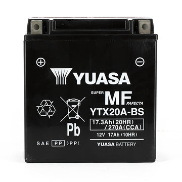Yuasa Ytx20a-bs AGM motorcycle battery