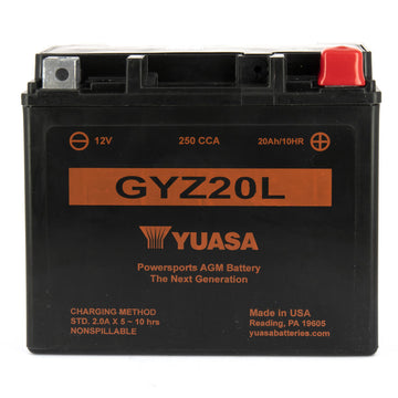 Yuasa GYZ20L AGM motorcycle battery