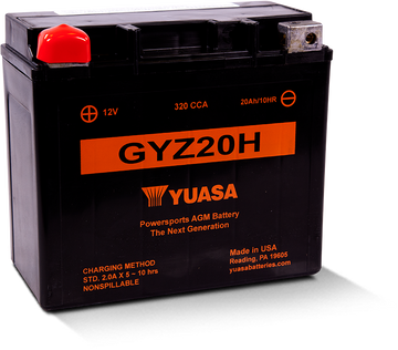 Yuasa GYZ20H motorcycle battery - Ss Entr. AGM