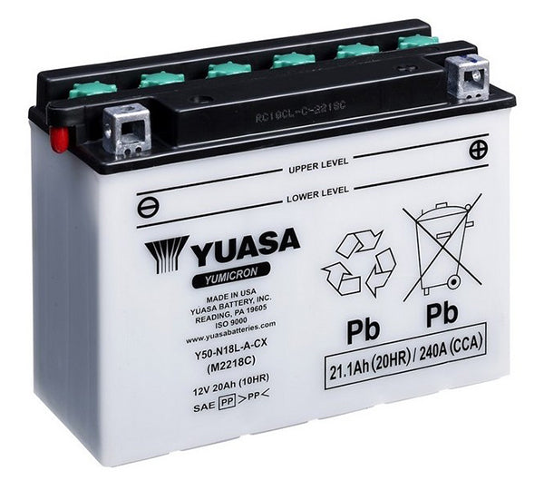 Yuasa Y50-n18l-a-cx motorcycle battery - X1