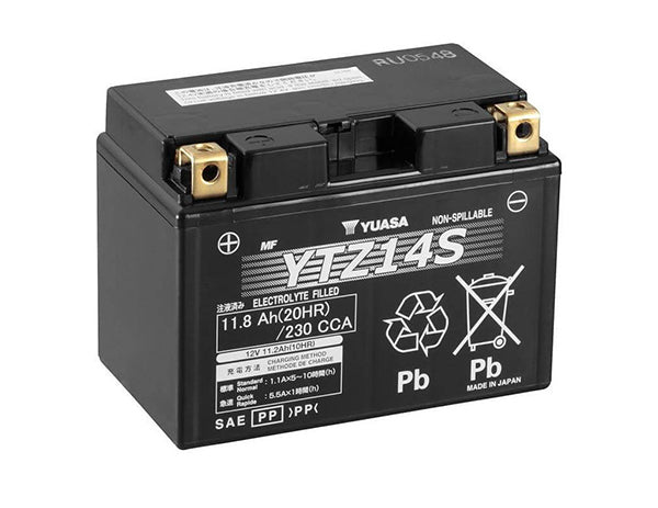 Yuasa YTZ14-S - X5 AGM Motorcycle Battery