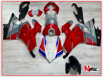 ABS Fairing Kit - Ducati Panigale V4 S (2020/2021) - Matte Racing Graphics