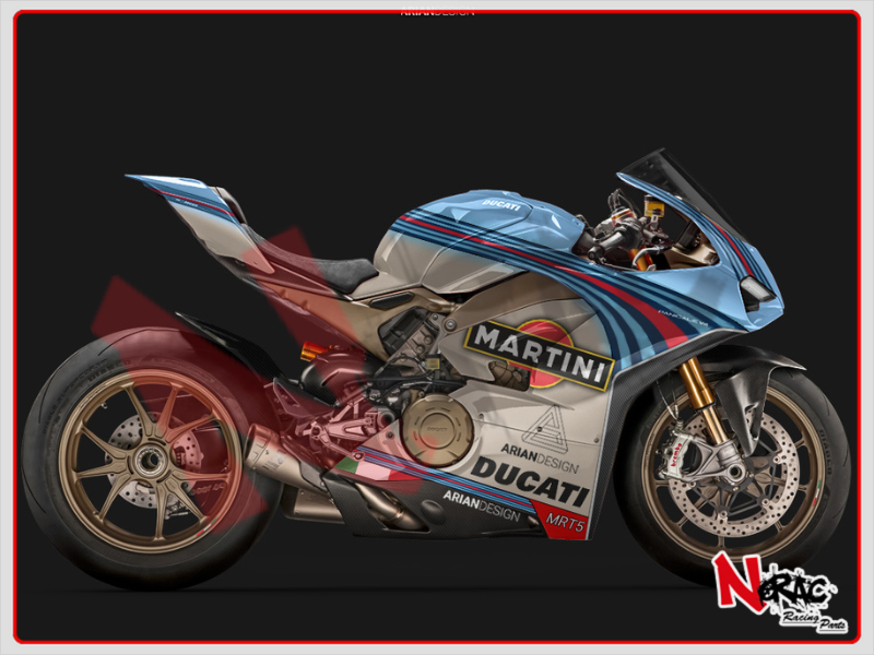 Kit Carena ABS - Ducati Panigale V4 2022/2024 - Grafica Martini