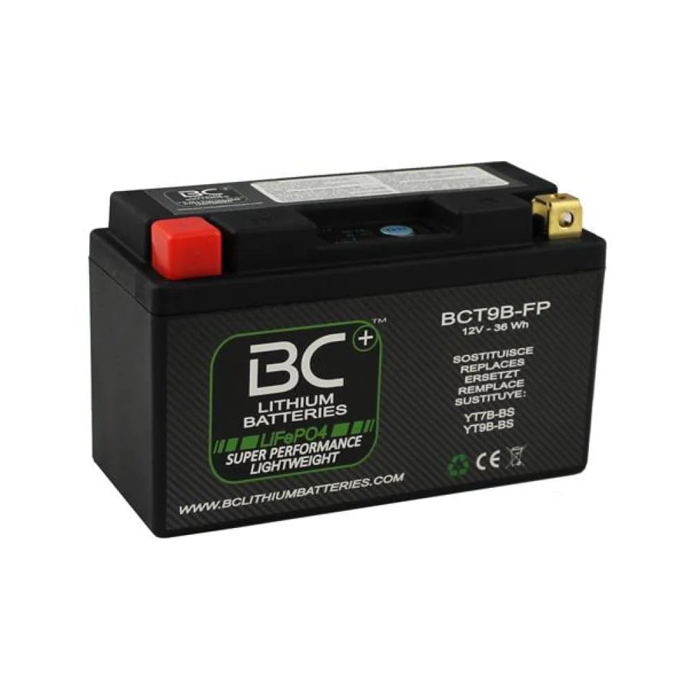 LiFeP04 BCT9B-FP lithium motorcycle battery