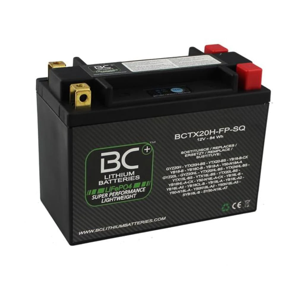LiFeP04 BCTX20H-FP-SQ lithium motorcycle battery