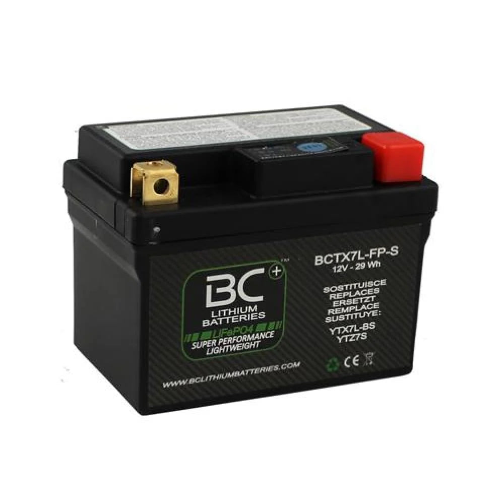 LiFeP04 BCTX7L-FP lithium motorcycle battery