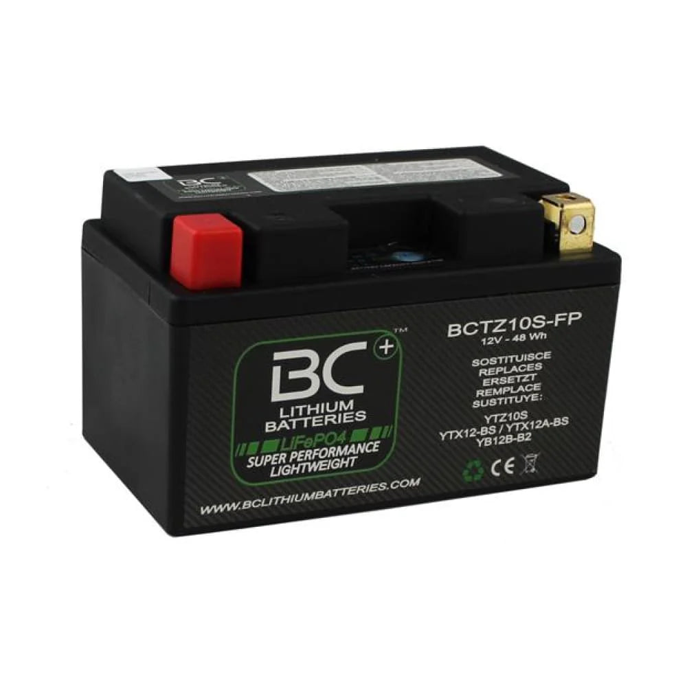LiFeP04 BCTZ10S-FP lithium motorcycle battery