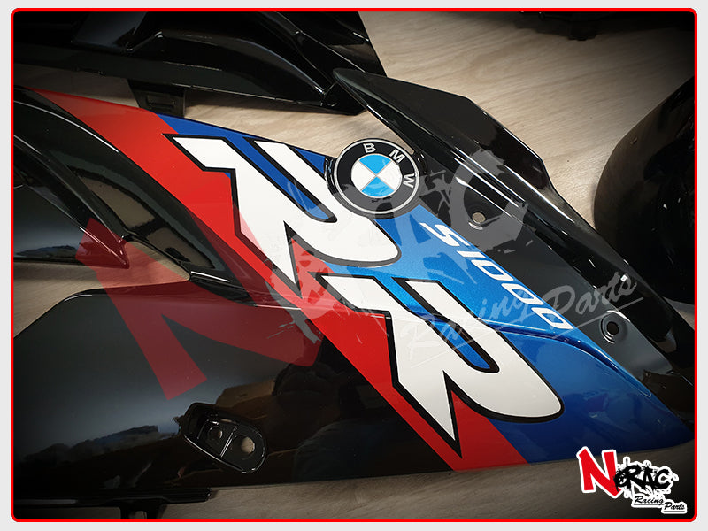 Kit Carena ABS - BMW S1000RR 2015/2018 - Grafica Black/White Motorsport