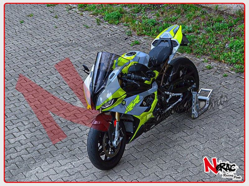 Kit Carena ABS - BMW S1000RR 2019/2020 - Grafica Gray/Fluo Yellow Norac
