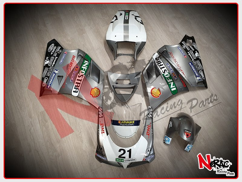 Kit Carena ABS - Ducati 748 / 916 / 996 - Grafica Bayliss Imola SBK