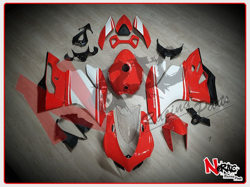 Kit Carena ABS - Ducati 899 / 1199 Panigale - Grafica Superleggera Fluo