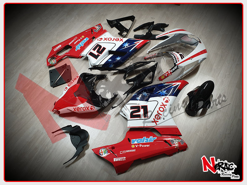 Kit Carena ABS - Ducati 848 / 1098 / 1198 - Grafica Troy Bayliss SBK