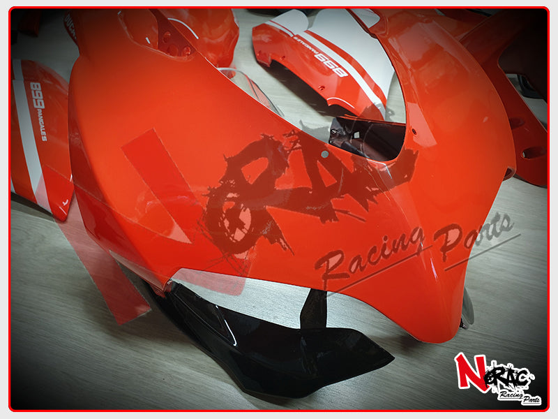 Kit Carena ABS - Ducati 899 / 1199 Panigale - Grafica Superleggera Fluo
