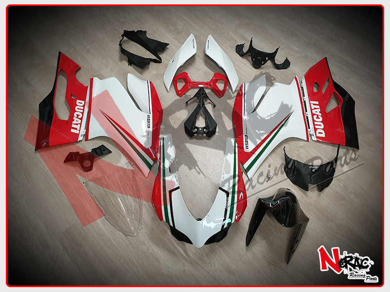Kit Carena ABS - Ducati 899 / 1199 Panigale - Grafica Tricolore