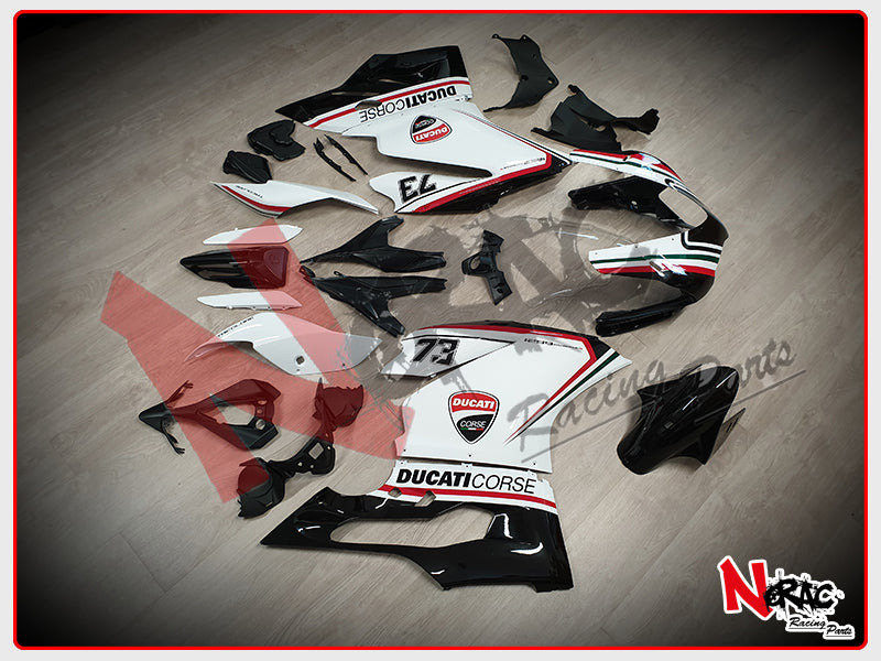 Kit Carena ABS - Ducati 959 / 1299 Panigale - Grafica Tricolore Black