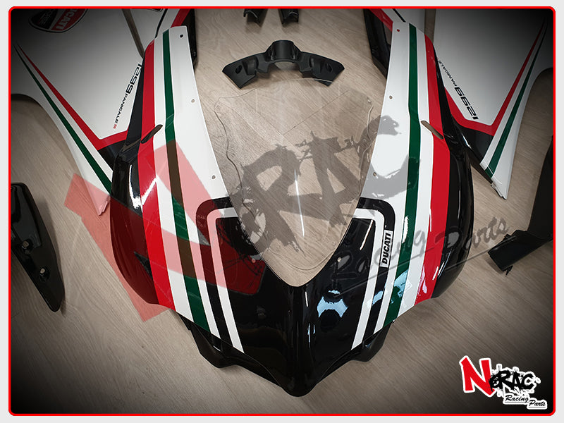 Kit Carena ABS - Ducati 959 / 1299 Panigale - Grafica Tricolore Black