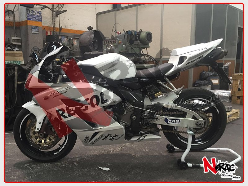 Kit Carena ABS - Honda CBR 1000RR 2004/2005 - Grafica White Repsol