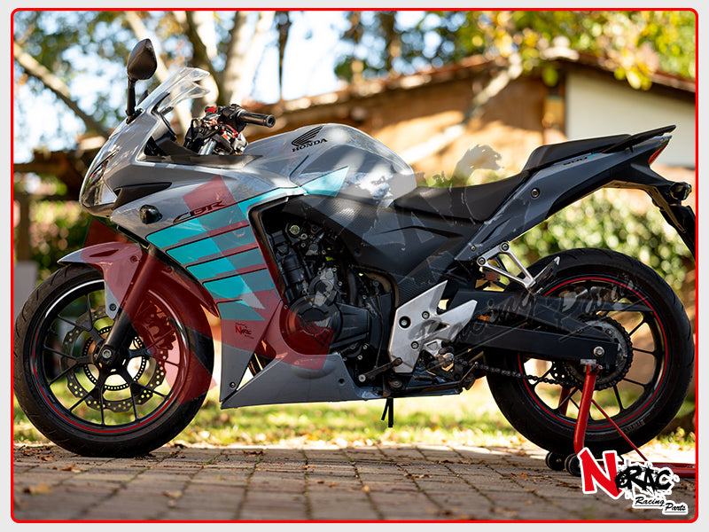 Kit Carena ABS - Honda CBR 500R 2013/2014 - Grafica Nardò Grey