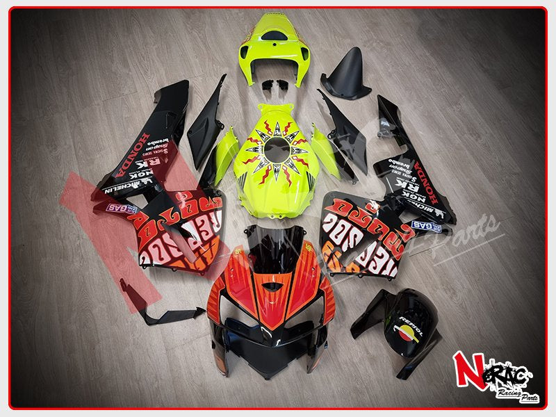 ABS-Verkleidungssatz - Honda CBR 600RR 2005/2006 - VR46 Valencia 2003 Grafiken