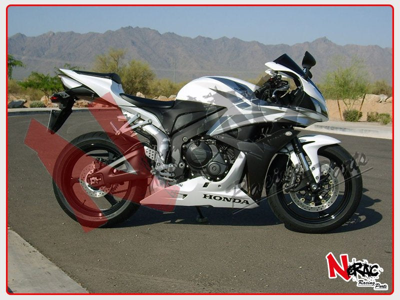 Kit Carena ABS - Honda CBR 600RR 2007/2008 - Grafica White/Silver OEM