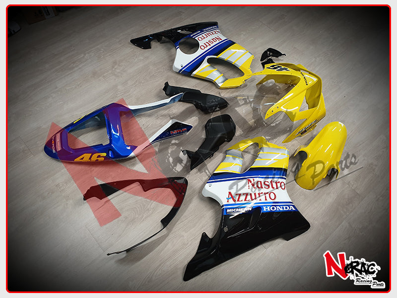 Kit Carena ABS - Honda CBR 600F Sport 2001/2003 - Grafica Nastro Azzurro