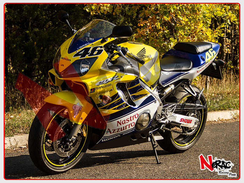 Kit Carena ABS - Honda CBR 600F Sport 2001/2003 - Grafica Nastro Azzurro