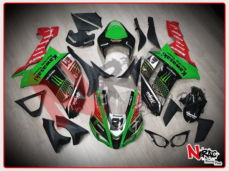 Kit Carena ABS - Kawasaki Ninja ZX-6R 2007/2008 - Grafica SBK 2020