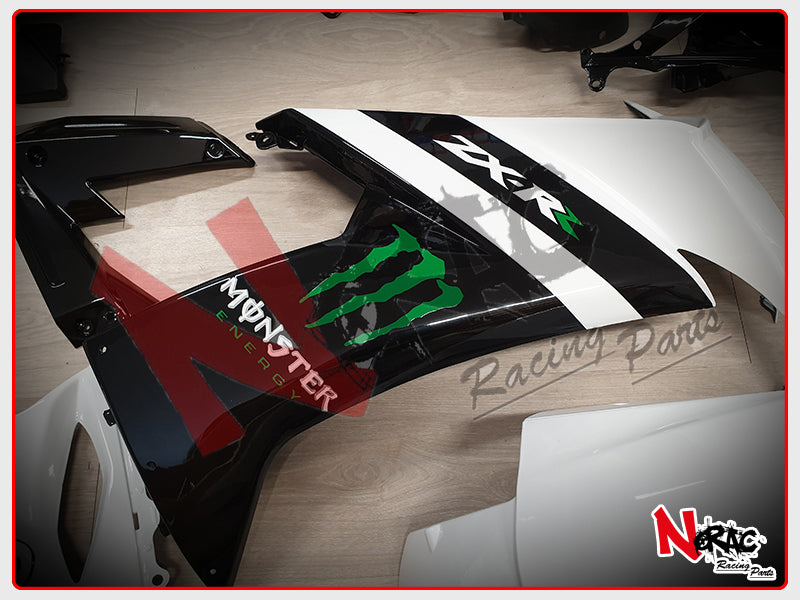 Kit Carena ABS - Kawasaki Ninja ZX-10R 2008/2010 - Grafica White Monster Vers.2