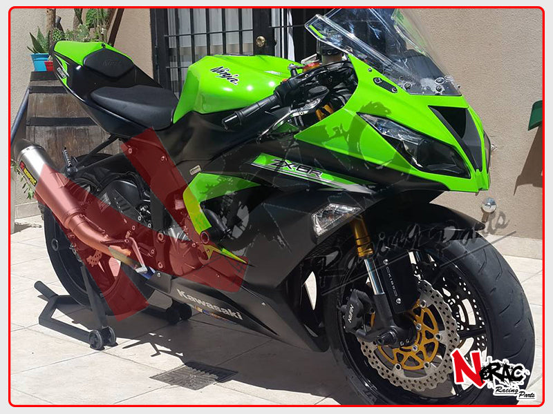 Kit Carena ABS - Kawasaki Ninja ZX-6R 2013/2018 - Grafica Green/Black OEM