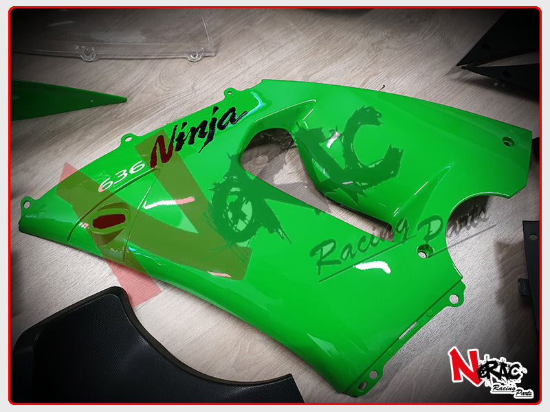 Kit Carena ABS - Kawasaki Ninja ZX-6R 2005/2006 - Grafica Green OEM