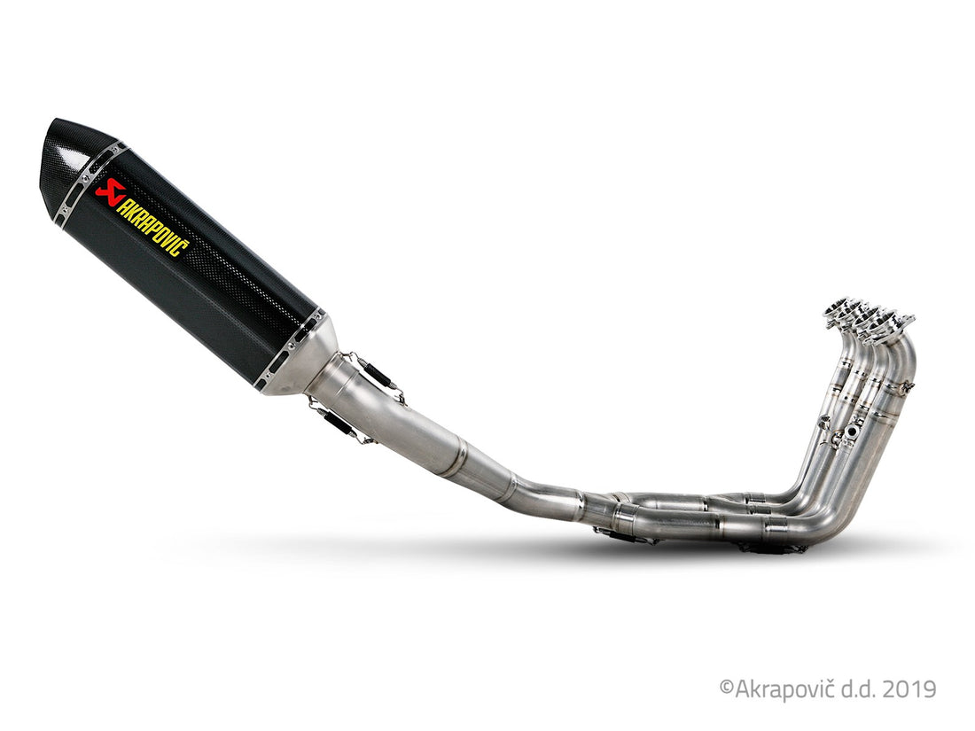 BMW S 1000 RR 2010-14 Racing Line Komplettauspuffanlage (Carbon) S-B10R1-RC