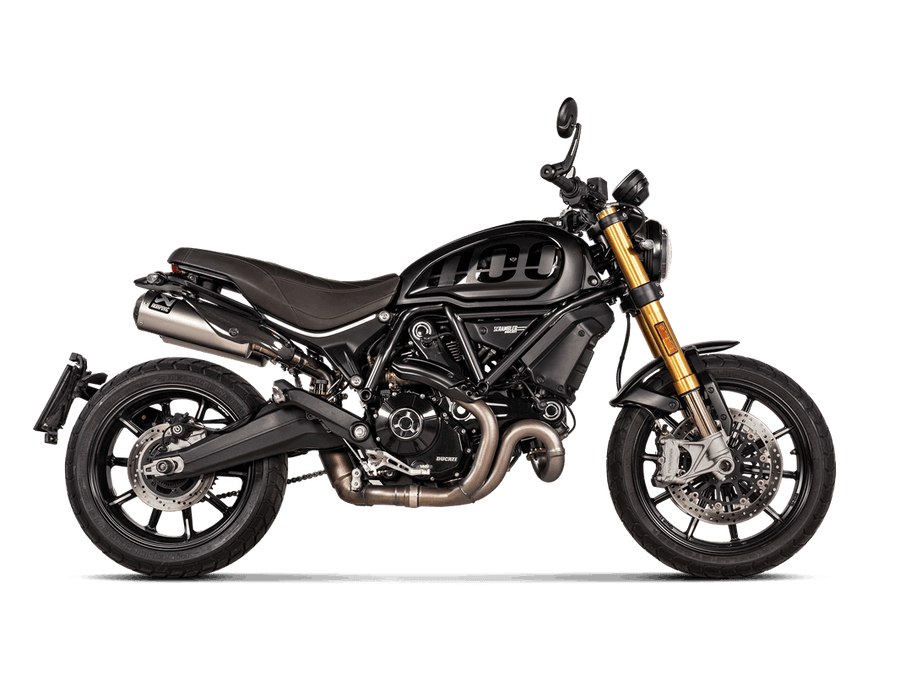Exhaust muffler Ducati Scrambler 1100 2021-24 Slip-On Line (Titanium) S-D11SO13-HBFGT