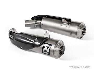 Exhaust muffler Ducati Scrambler 1100 2018-20 Slip-On Line (Titanium) S-D11SO4-HBFGT