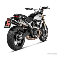 Exhaust muffler Ducati Scrambler 1100 2018-20 Slip-On Line (Titanium) S-D11SO4-HBFGT