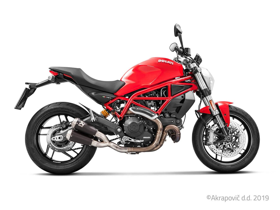Terminale di scarico Ducati Scrambler/Monster 2015-20 Slip-On Line (Titanio) S-D8SO4-CUBTBL1