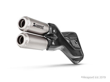 Terminale di scarico Ducati Multistrada 950/S 1200 Enduro 2017-20 Slip-On Line (Titanio) S-D9SO10-HIFFT