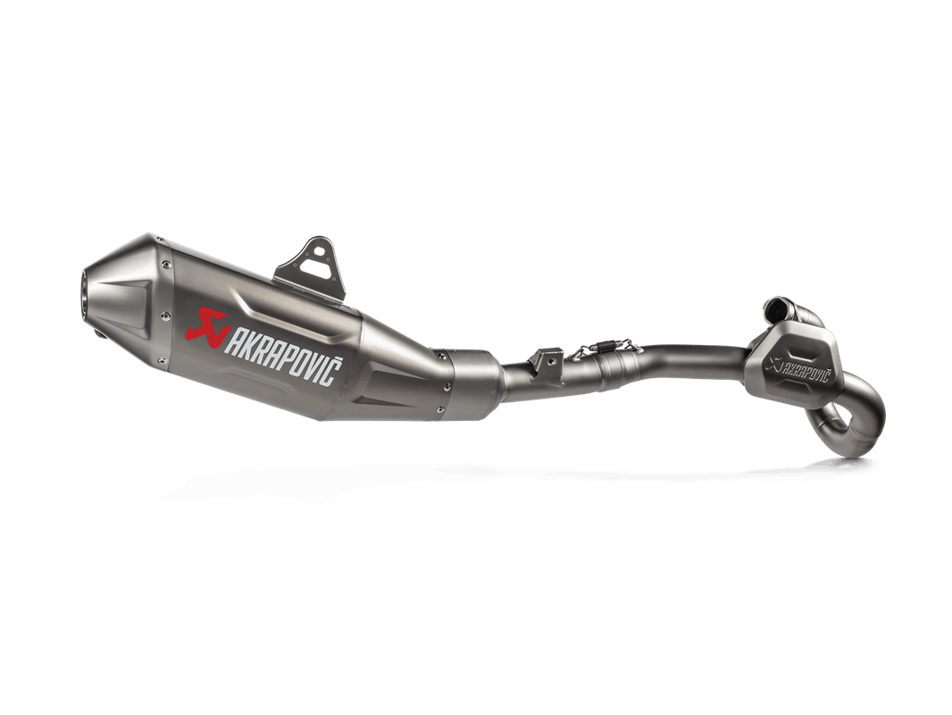 2025 Honda CRF450R / 450RX Evolution Line Komplettauspuffanlage (Titan) S-H4E1-FDHLT