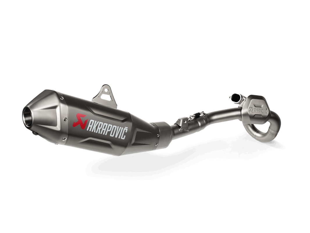 2025 Honda CRF450R / 450RX Evolution Line Komplettauspuffanlage (Titan) S-H4E1-FDHLT