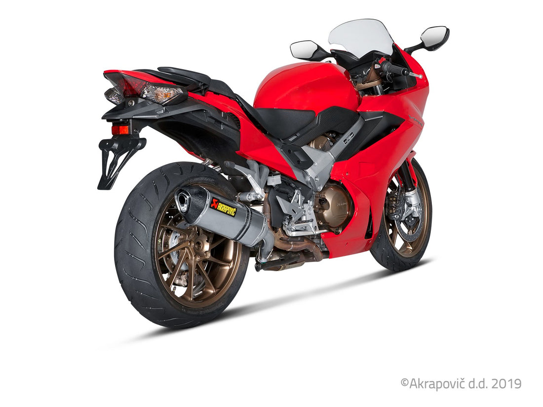 Honda VFR 800F/X Crossrunner 2014-16 Slip-On Line Exhaust Muffler (Titanium) S-H8SO3-HRT