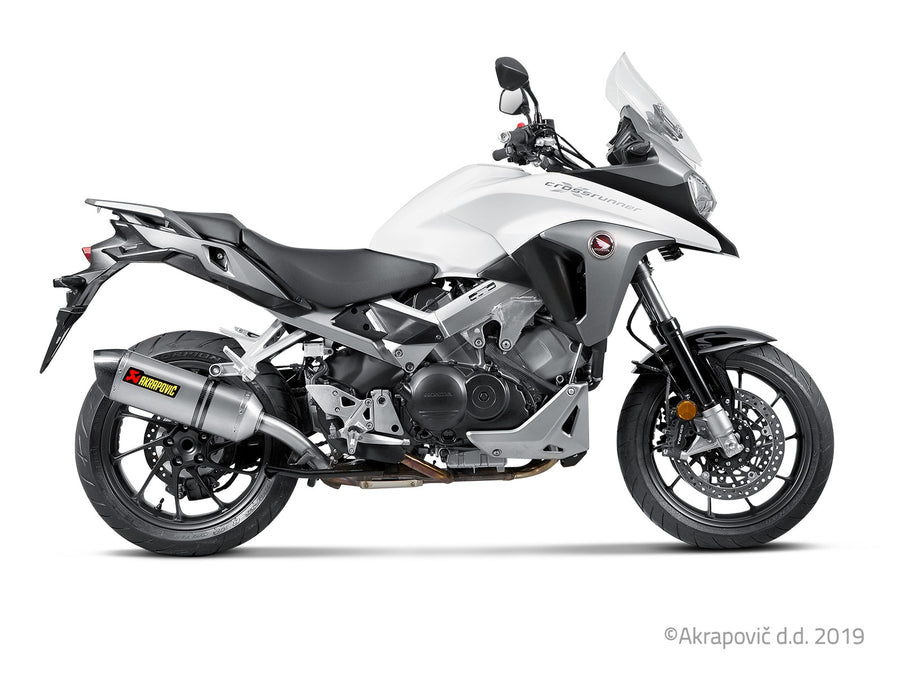 Honda VFR 800F/X Crossrunner 2014-16 Slip-On Line Exhaust Muffler (Titanium) S-H8SO3-HRT