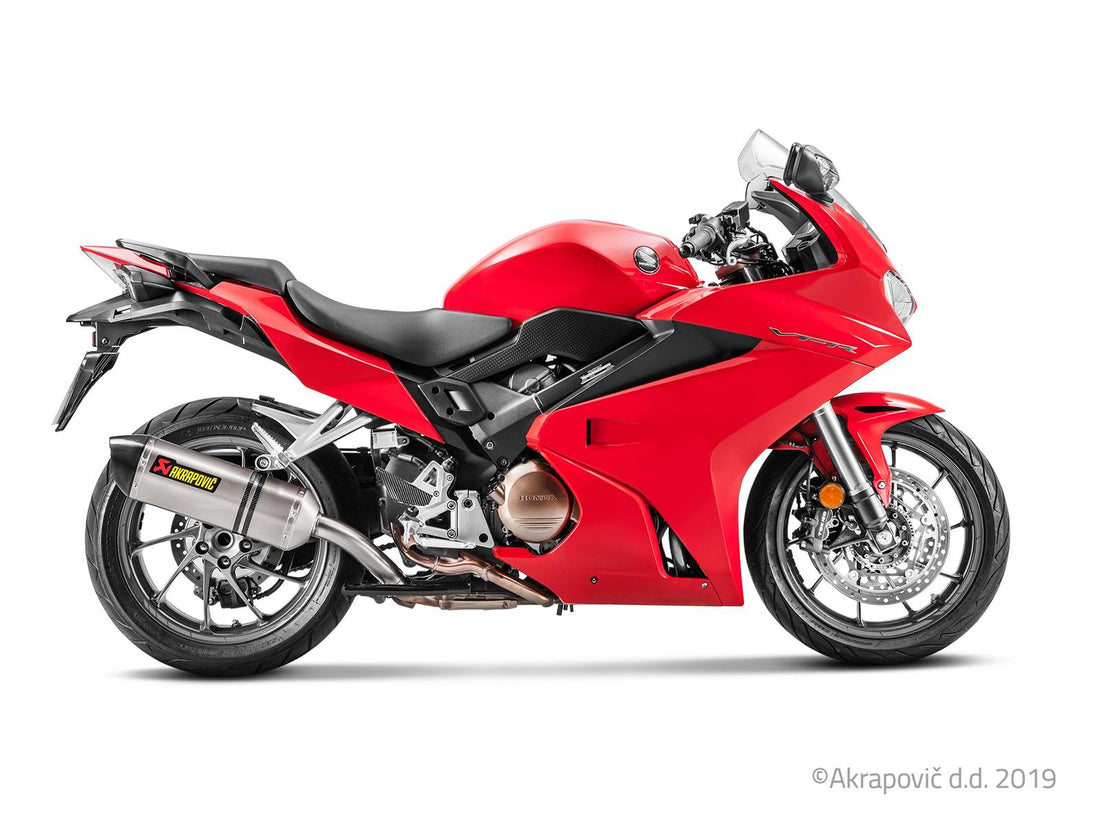 Honda VFR 800F/X Crossrunner 2017-20 Slip-On Line Exhaust Muffler (Titanium) S-H8SO4-HRT